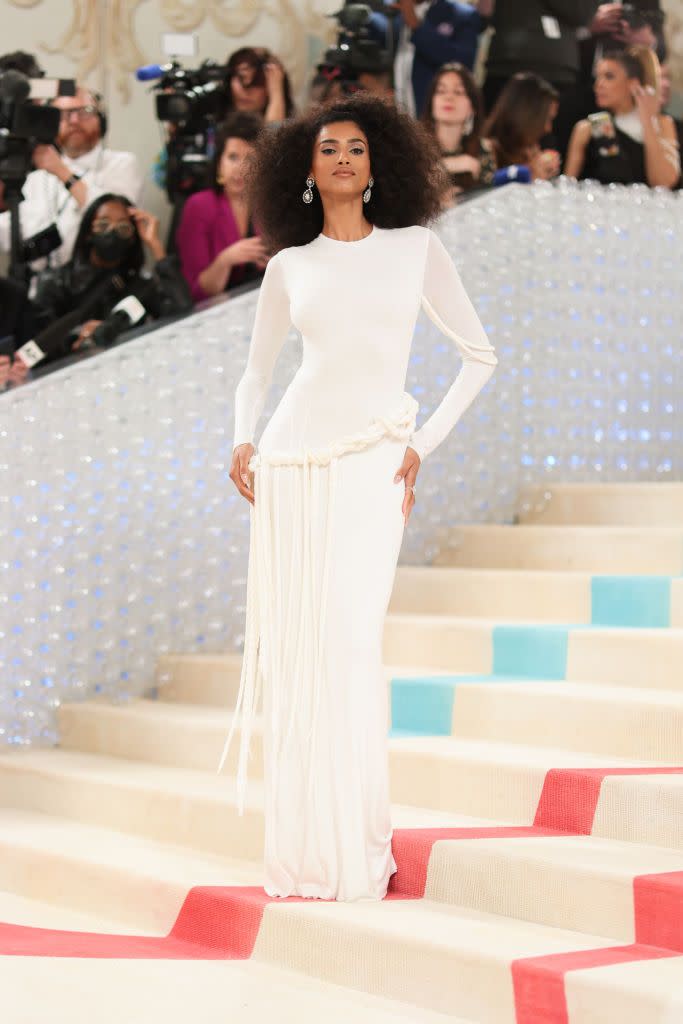 the 2023 met gala karl lagerfeld a line of beauty arrivals