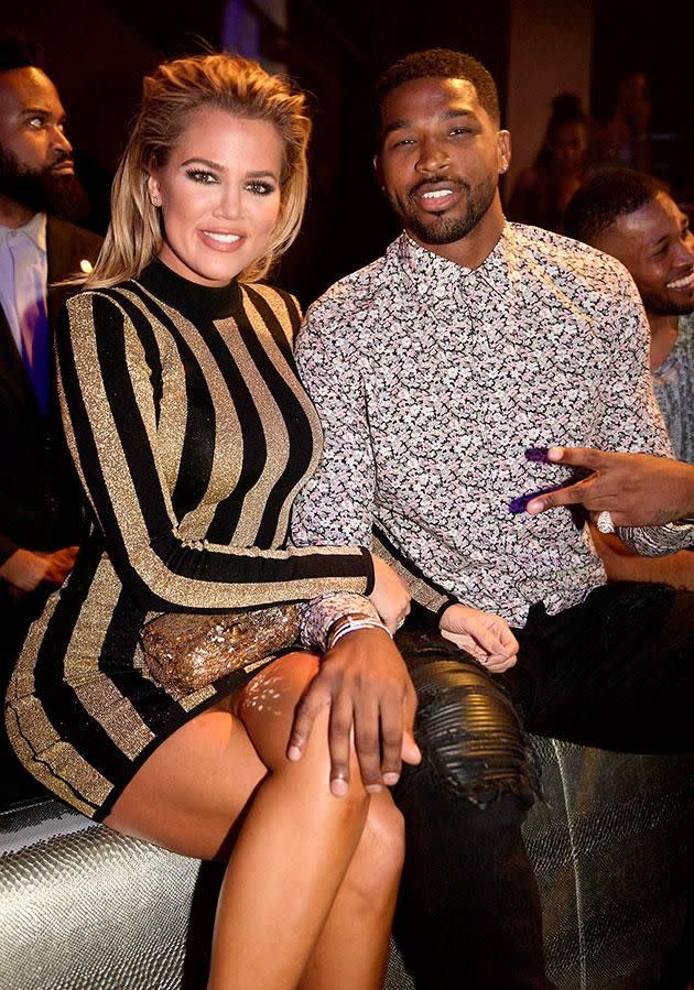 Khloe has been with Tristan since last September. Source: Instar