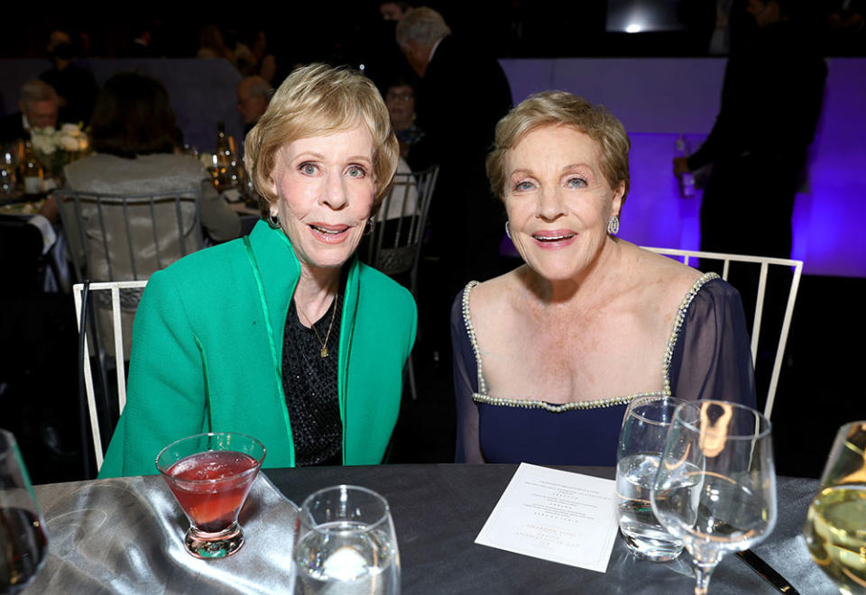 Carol Burnett and Julie Andrews - Credit: Emma McIntyre/Getty Images