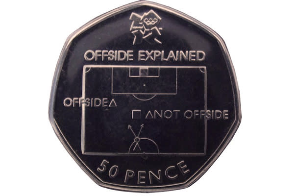 Offside explained 50p coin (Image: Check Your Change