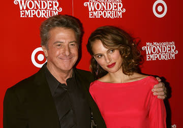 Dustin Hoffman and Natalie Portman at the New York City premiere of Fox Walden's Mr. Magorium's Wonder Emporium