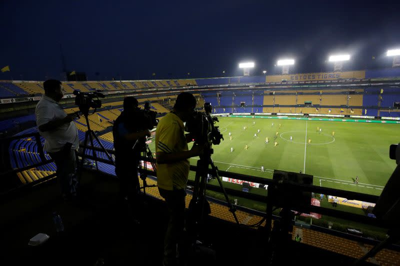 Liga MX match in Monterrey played without an audience to prevent coronavirus