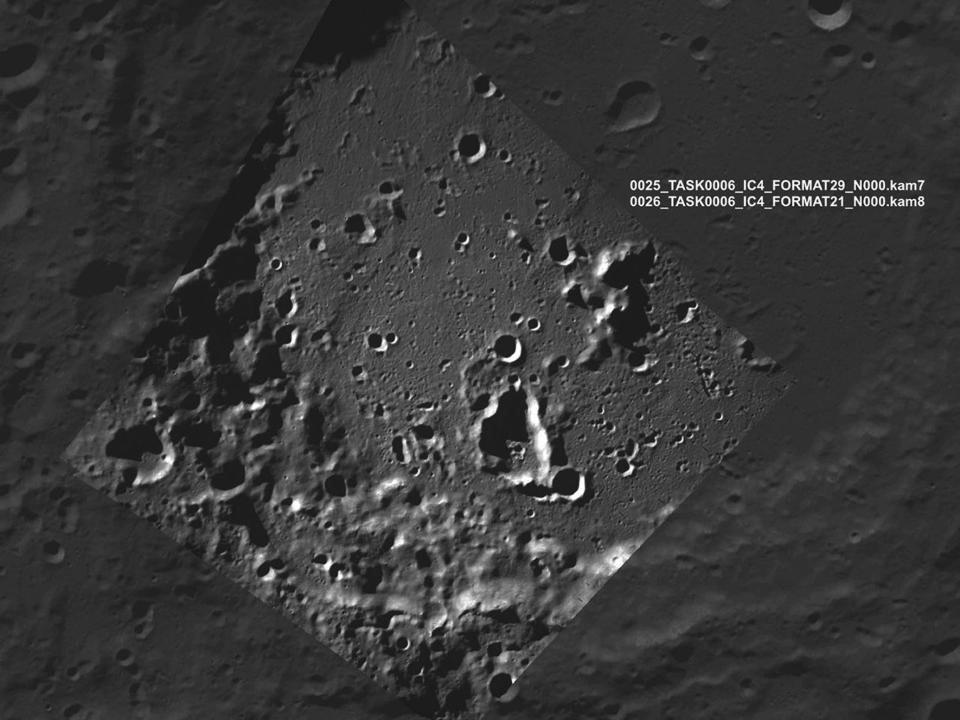 surface of moon grey rocky cratered