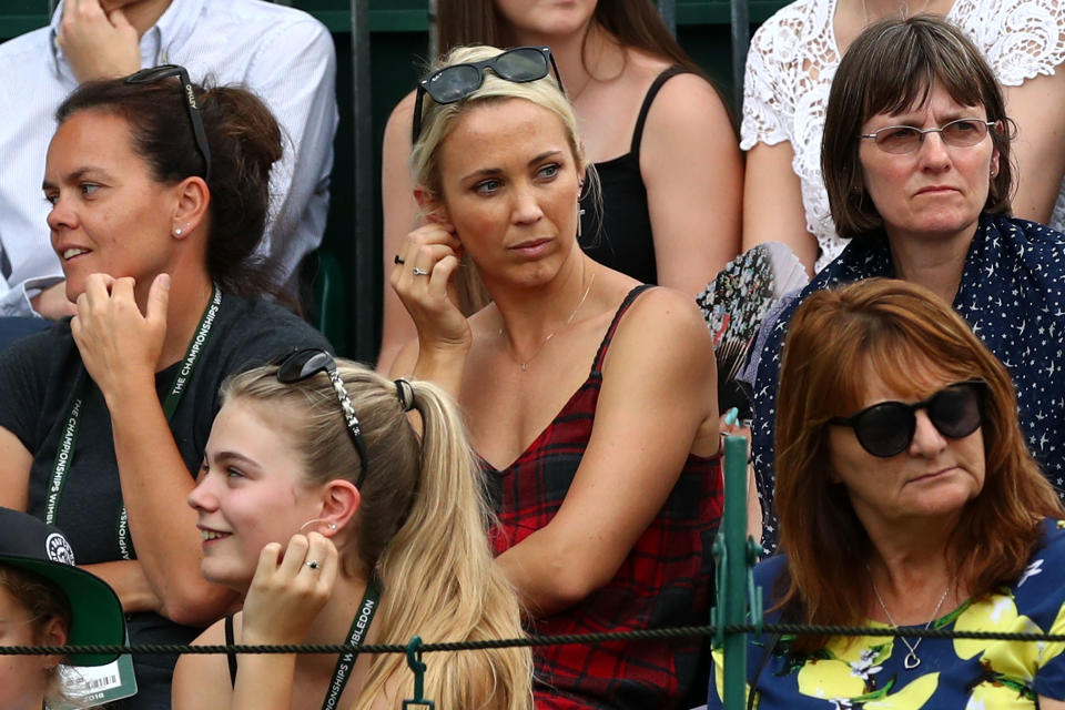 <p>Australia’s Bec Hewitt was also courtside on Wednesday. Photo: Getty </p>