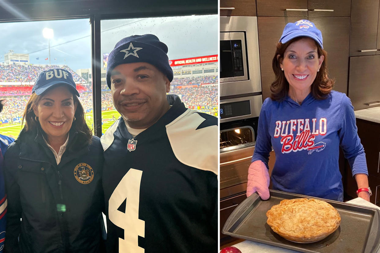 A complaint filed with the state's ethics watchdog agency accues Gov. Hochul, Assembly Speaker Carl Heastie and Majority Leader Crystal People- Stokes of abusing their positions by turning the state's VIP luxury suite at the Buffalo Bills Stadium.