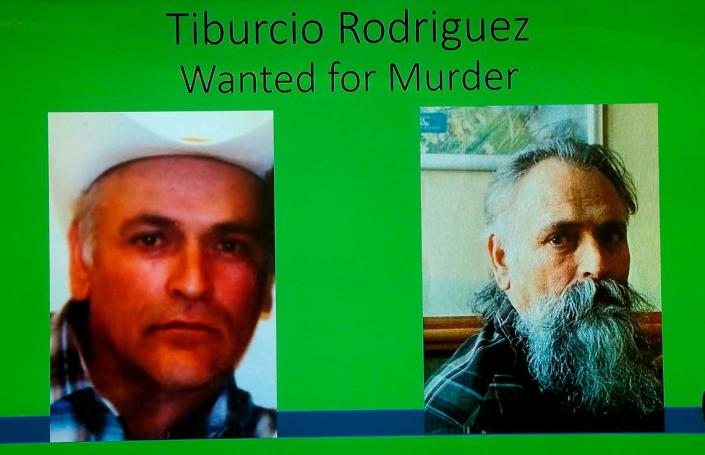 Franklin County Sheriff’s Office releases new photos of murder suspect Tiburcio Rodriguez, the estranged husband of Estela Torres Rodriguez, whose body was found last week in a shallow grave. She’d been missing four years.