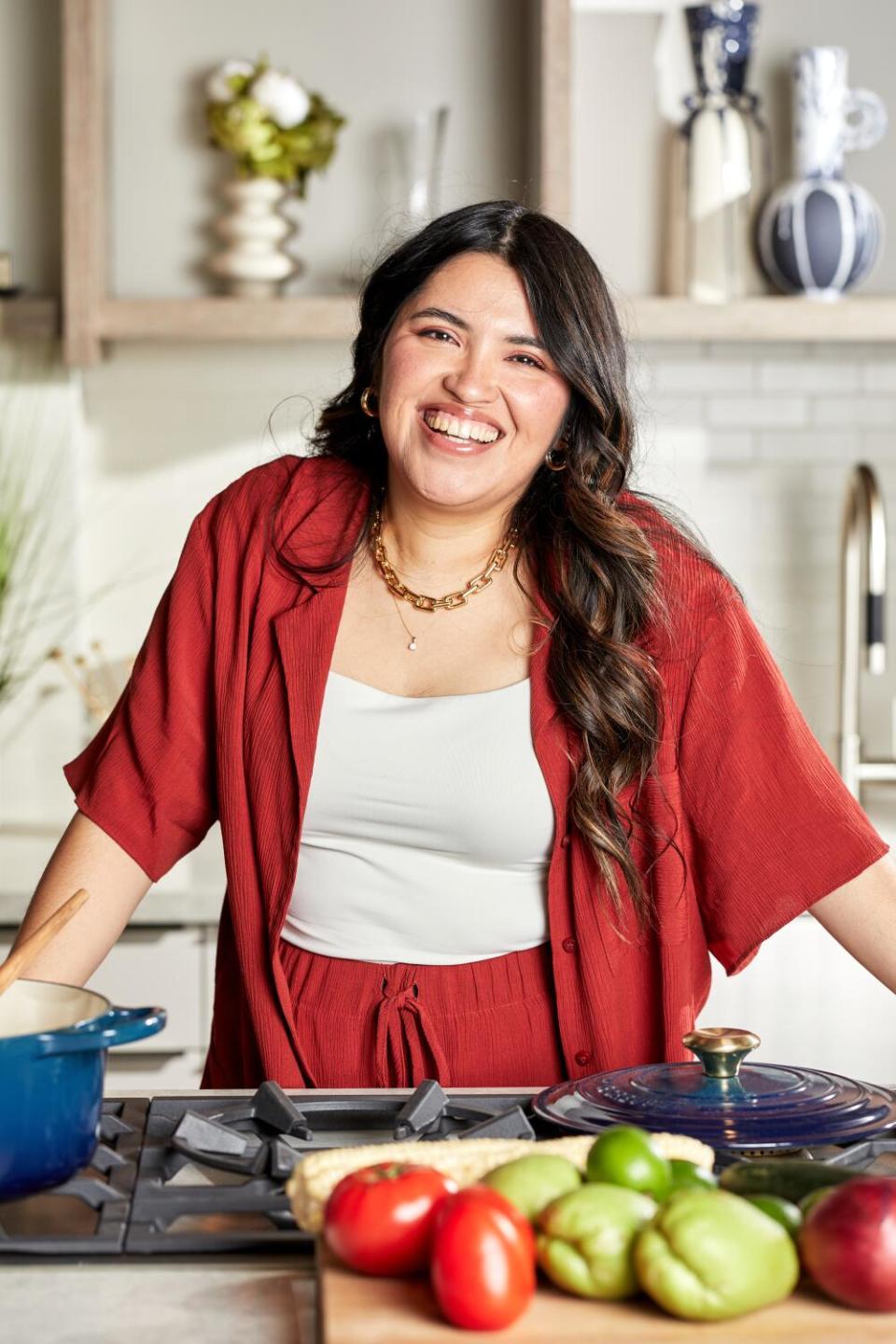 Karla Vasquez in The Times Test Kitchen.