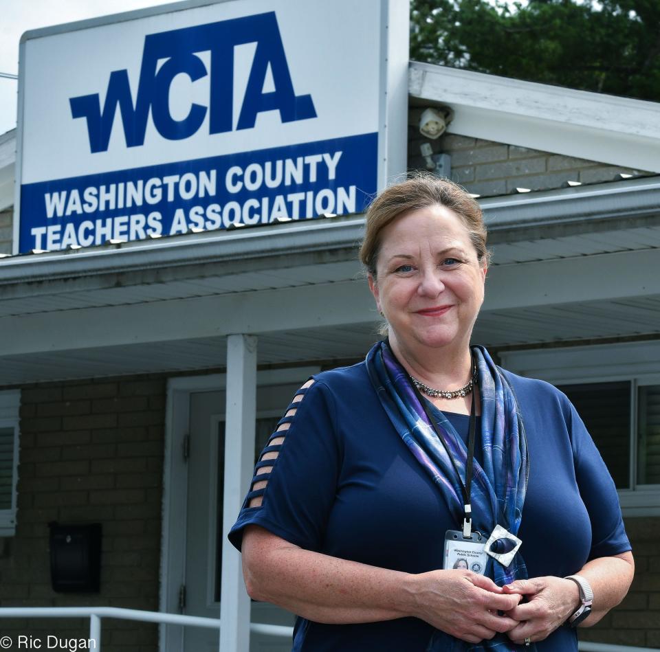 Carol Mowen, President of Washington County Teachers Association