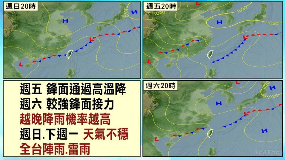 天氣概況。（圖／TVBS）