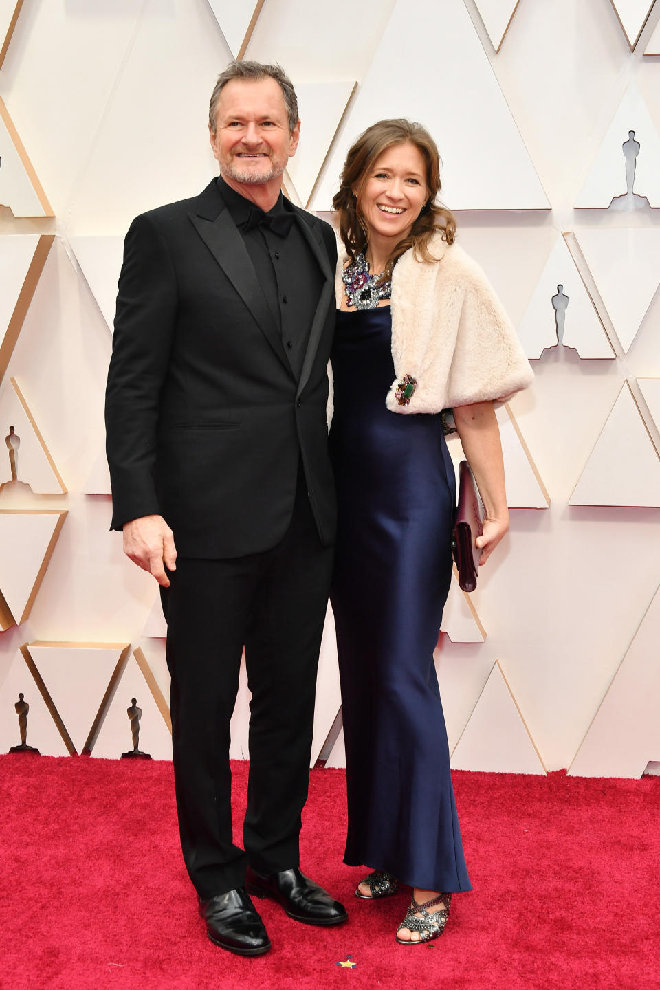 HOLLYWOOD, CALIFORNIA - FEBRUARY 09: Sound artist Tod A. Maitland (L) and a guest attend the 92nd Annual Academy Awards at Hollywood and Highland on February 09, 2020 in Hollywood, California. (Photo by Amy Sussman/Getty Images)