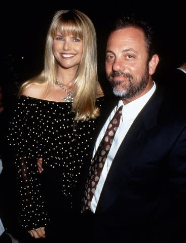 <p>Robin Platzer/IMAGES/Getty</p> Christie Brinkley and Billy Joel in 1993