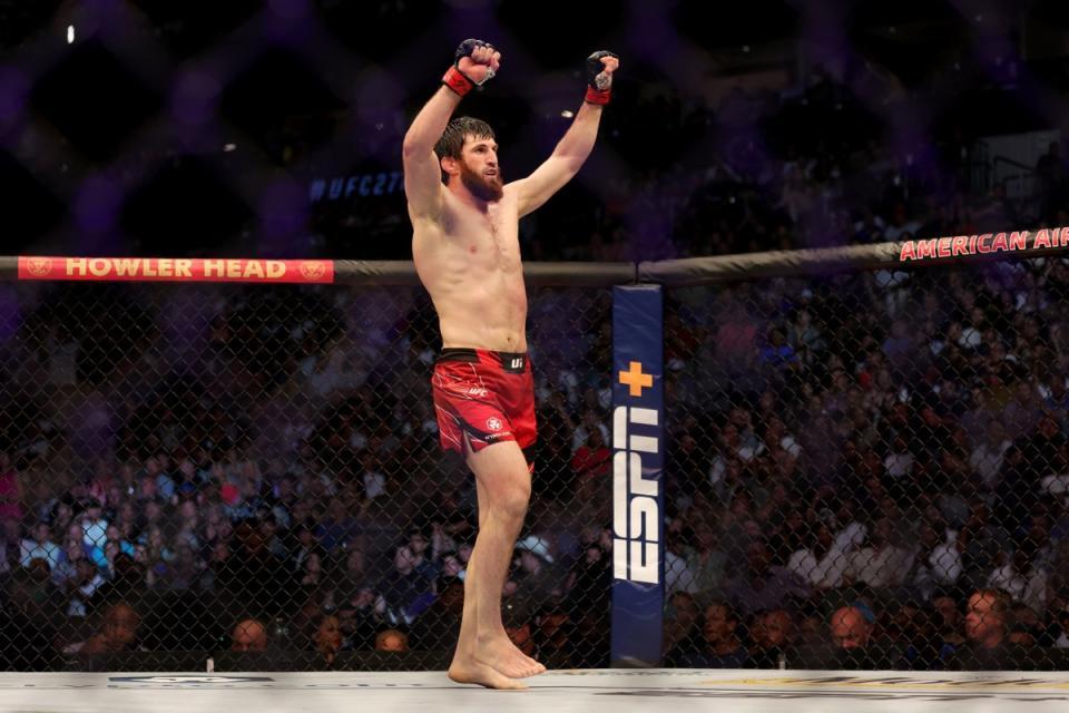 Magomed Ankalaev is edging towards a light heavyweight title shot (Getty Images)