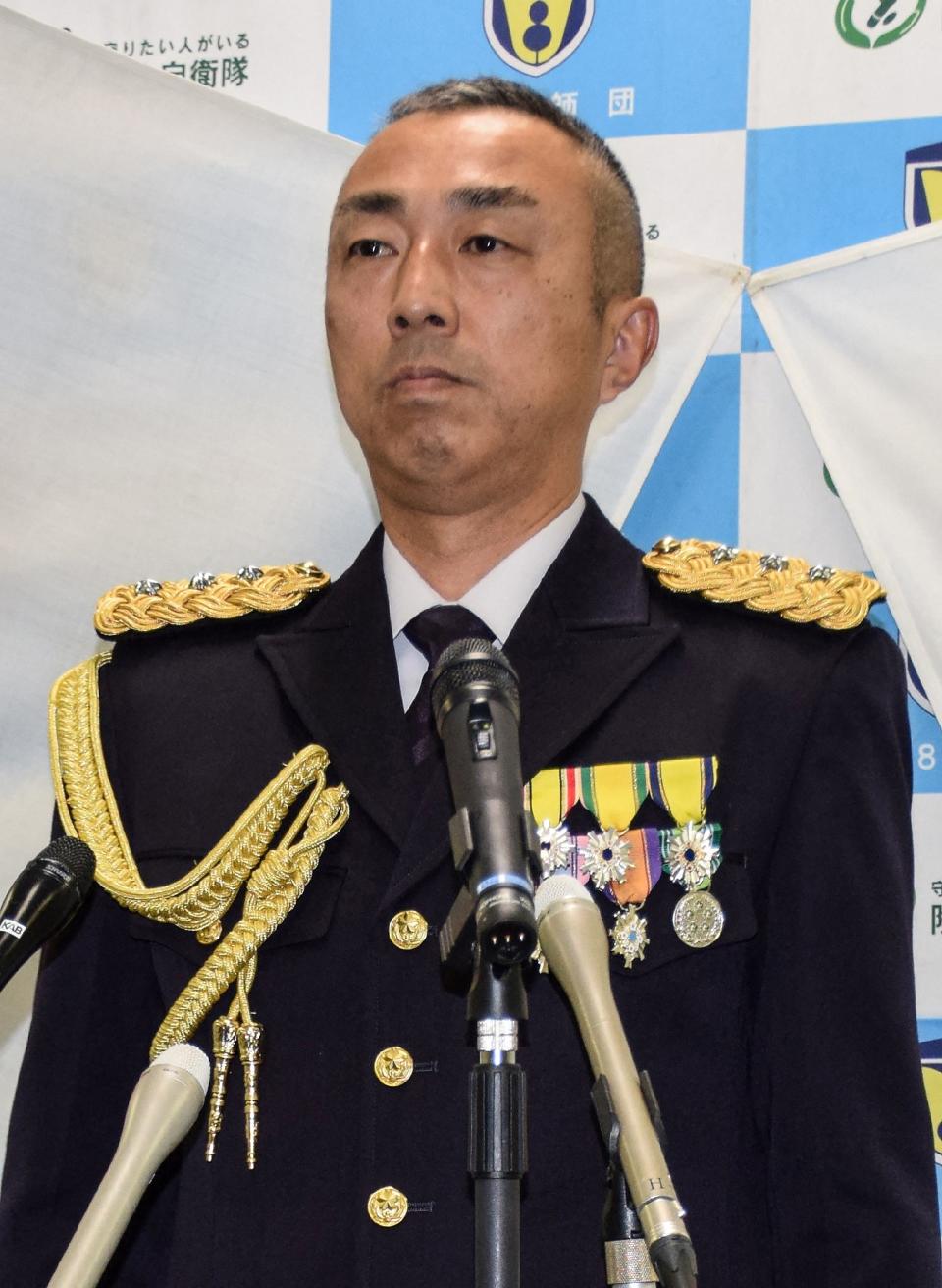 機上成員包含第八師團團長坂本雄一，而他才剛於3月30日接任此職位。（AP）
