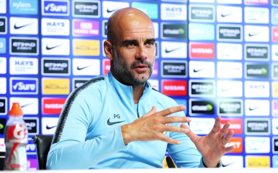 Pep Guardiola faces Mauricio Pochettino at Wembley on Monday night conceding that Tottenham have made him eat his words over his claim last season that Spurs were “the Harry Kane team”.