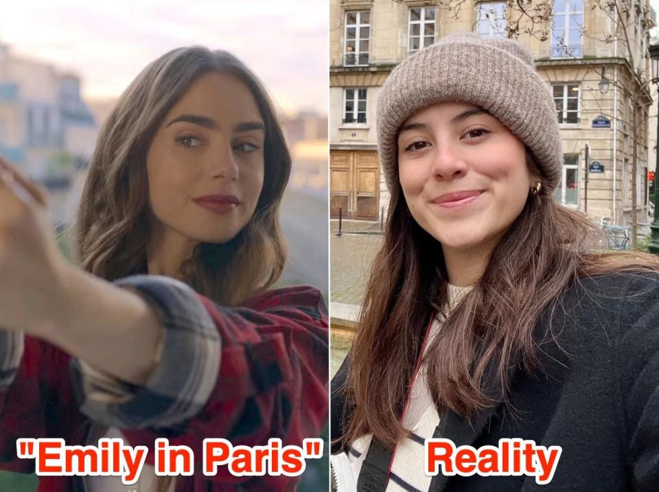 The author visited seven different "Emily in Paris" locations in Paris, France.