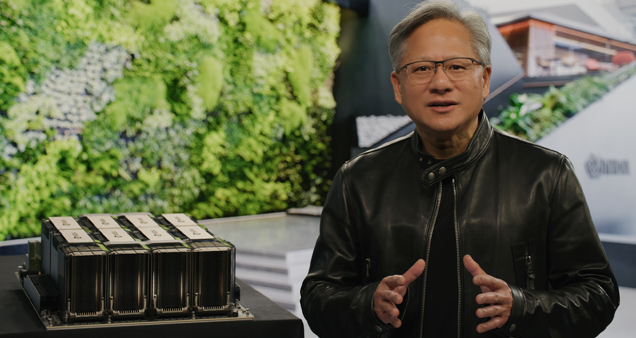 Nvidia CEO Jensen Huang at the GTC developer conference. (Image: Nvidia)