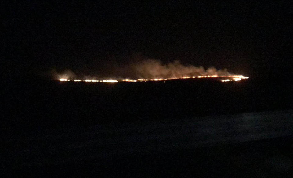 Bodmin Moor fire. (Olivia Tomlin/PA)