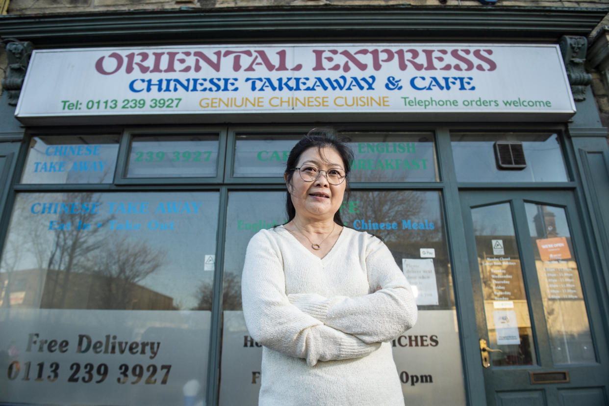 Alice Cheung, 50, has won admiration for her honest and hilarious rebuttals to negative customer reviews. (SWNS)