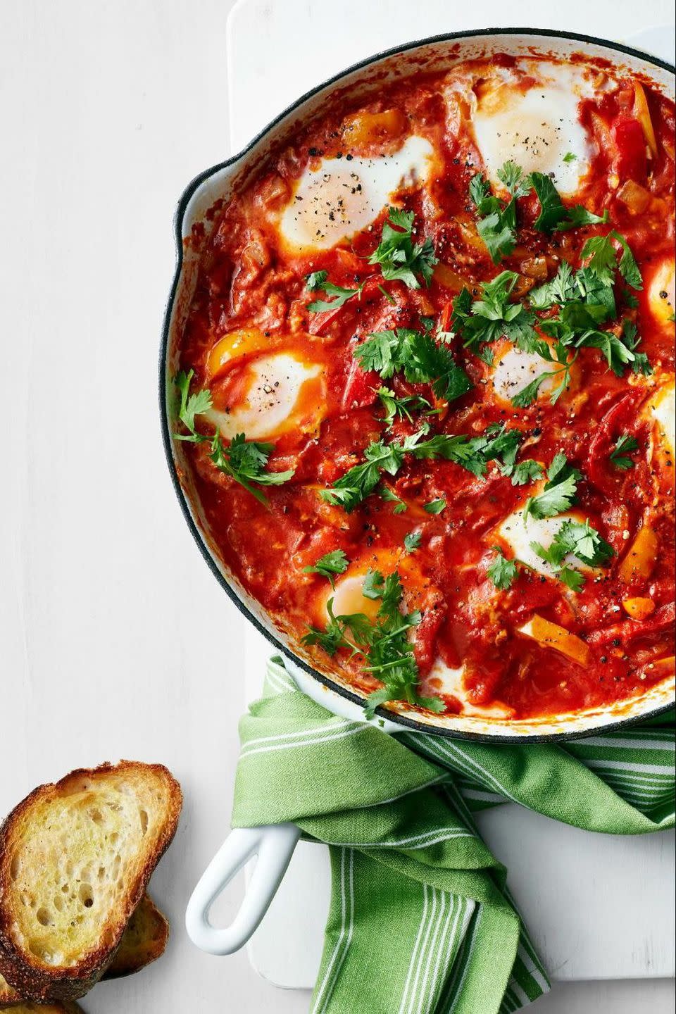 vegetarian passover recipes stewed peppers and tomatoes with eggs