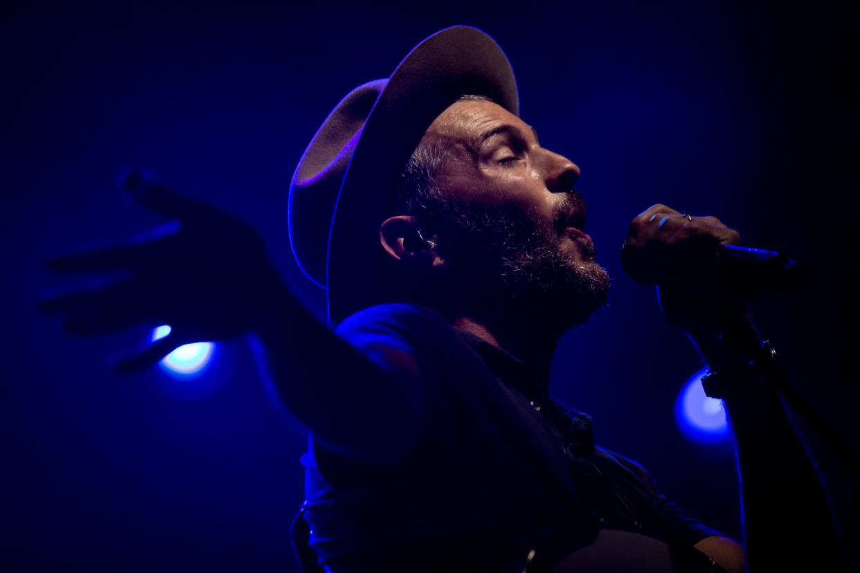 Scott Avett of the Avett Brothers performs during Hinterland in 2021.