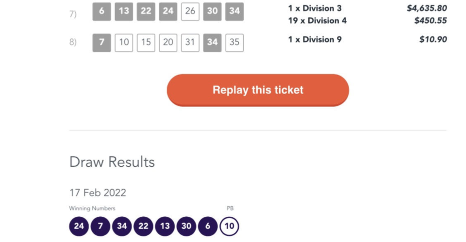 Hung was missing just one number, walking away with just a fraction of what the division one prize is. 