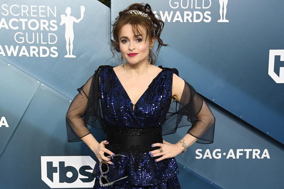 LOS ANGELES, CALIFORNIA - JANUARY 19: Helena Bonham Carter attends the 26th Annual Screen Actors Guild Awards at The Shrine Auditorium on January 19, 2020 in Los Angeles, California. (Photo by Steve Granitz/WireImage)