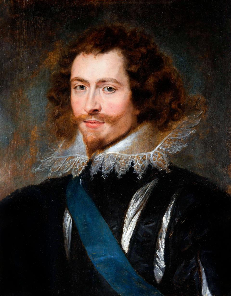 Portrait of George Villiers, 1st Duke of Buckingham (1592-1628) by Peter Paul Rubens, oil on panel, c. 1617-28. Buckingham was a favourite of King James VI and I and reputed to have been his lover.