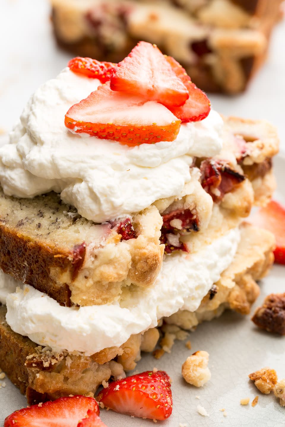 Strawberry Shortcake Banana Bread