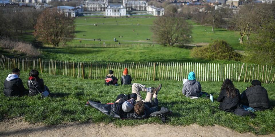 Greenwich Park coronavirus uk