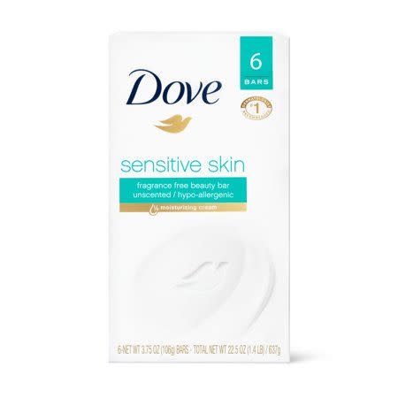 5) Dove Beauty Bar for Sensitive Skin