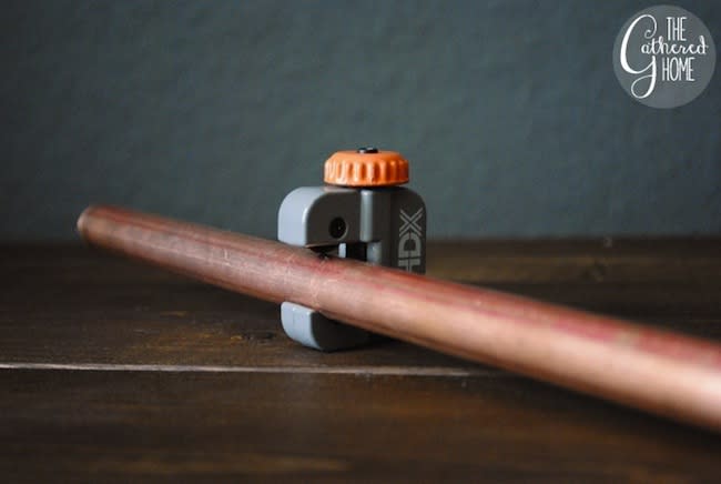 DIY Copper Light - Pipe Cutter