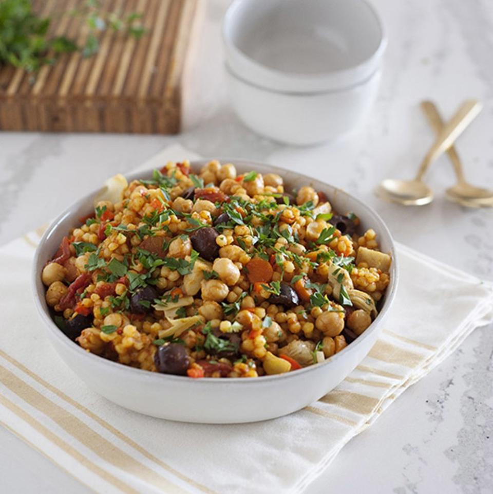 One-Pot Vegan Sicilian Couscous