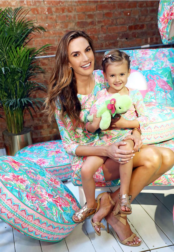 Elizabeth Chambers Hammer and daughter Harper