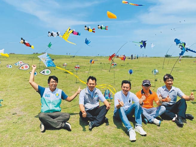 「2020新竹市國際風箏節」將於本周末在新竹漁港熱鬧登場。（陳育賢攝）