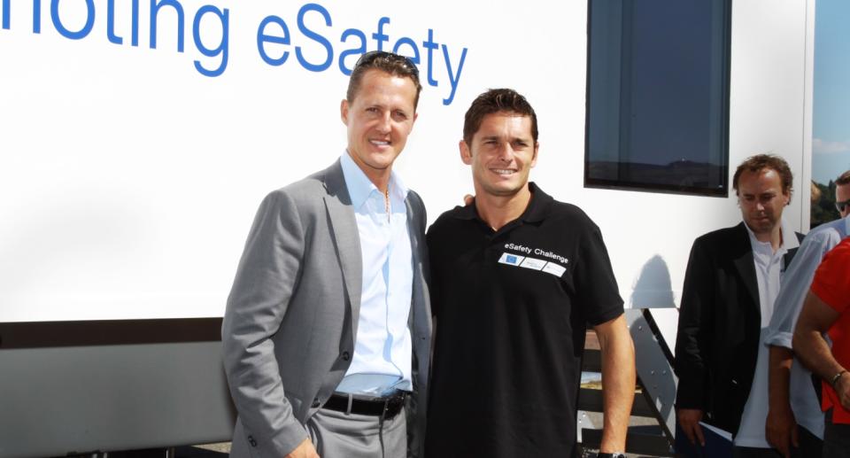 Michael Schumacher und Giancarlo Fisichella wurden gute Freunde. (Bild: Getty Images)