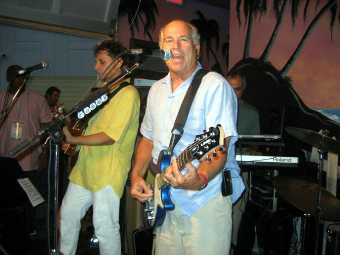 Broward downloaded from email 10-18-2005 julie levin/for the herald The opening of the newest Cheeseburger In Paradise restaurant, in the Fashion Mall in Plantation, featured a special treat for South Florida parrotheads: a live concert by Jimmy Buffett. The Oct. 17 event benefited the Make-A-Wish Foundation and the Plantation Fire Department.