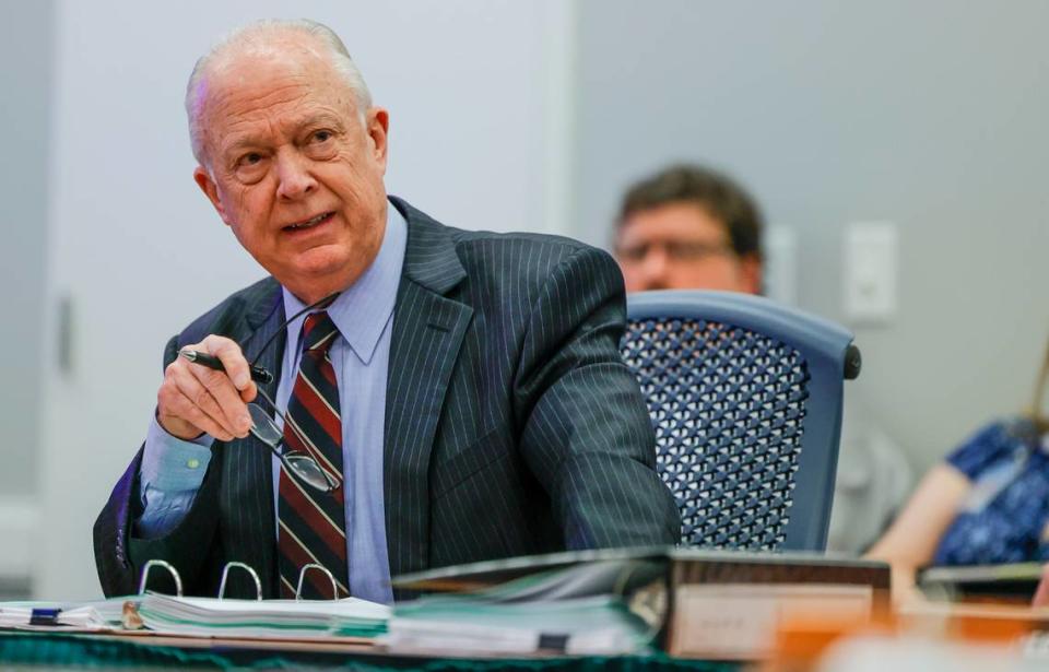 Comptroller General Richard Eckstrom speaks during a meeting of the State Fiscal Accountability Authority Meeting on Tuesday, March. 28, 2023.