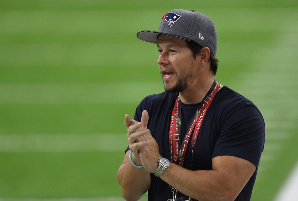 Will Mark Wahlberg stick around for the entire Super Bowl this time? (Getty Images)