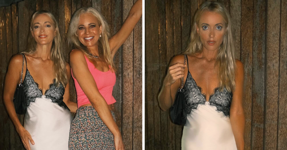 Jackie O and Carrie Bickmore in Bali together