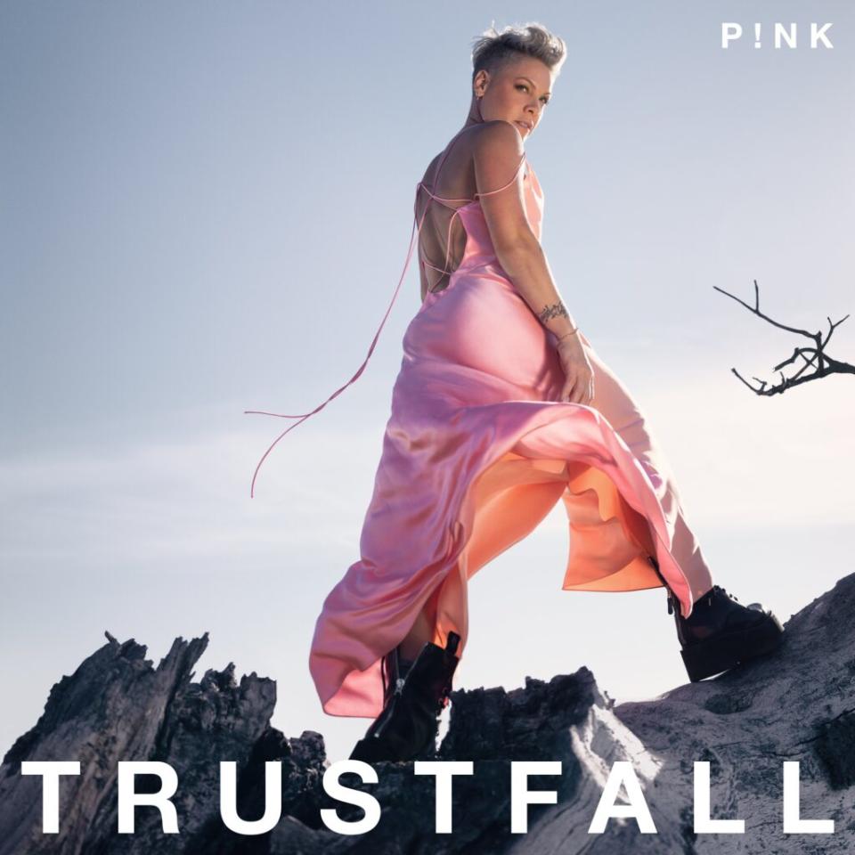 P!NK 《TRUSTFALL》封面。（圖／RCA records　提供）