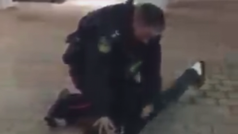 Man taken down 'like a rag doll' in arrest outside bowling alley wants Peel officer dismissed