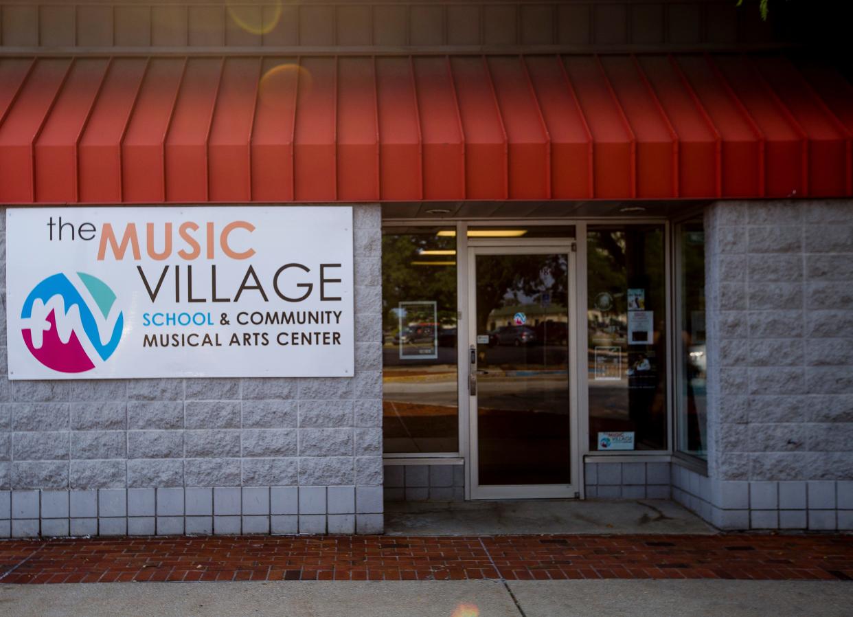 The exterior of The Music Village's new location at 333 S. Michigan St., in downtown South Bend.