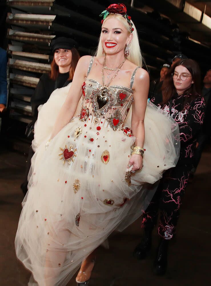 Gwen Stefani backstage | Rich Fury/Getty Images