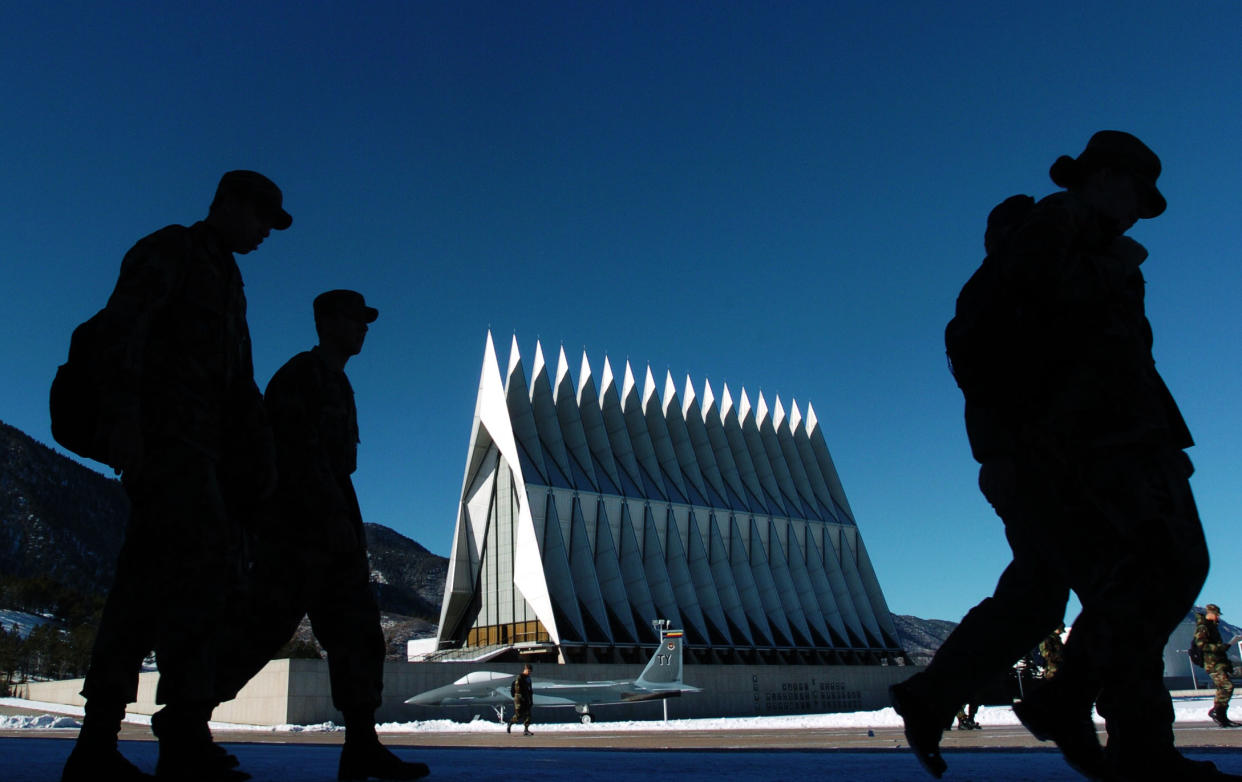 A former Air Force Academy official claims the academy has been covering up sexual assaults