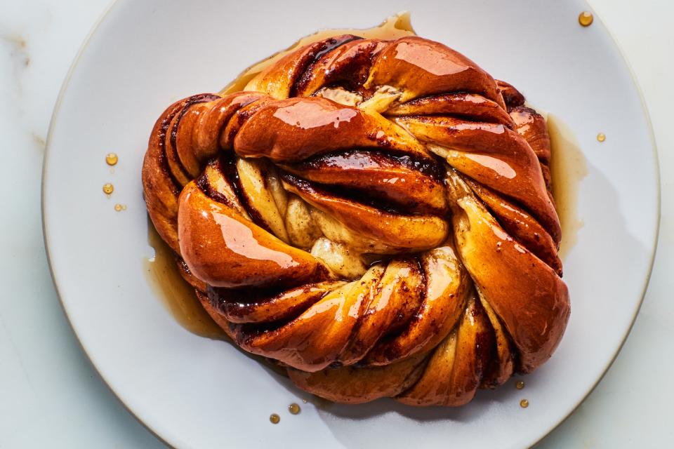 Glazed Cinnamon-Cardamom Buns