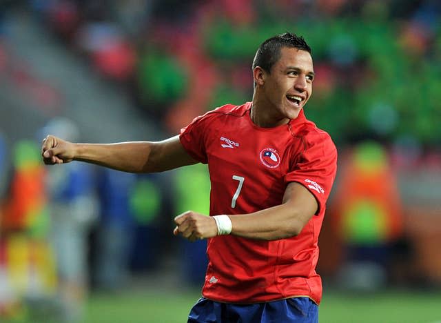 Alexis Sanchez scored twice for Chile during the 2014 World Cup finals in Brazil