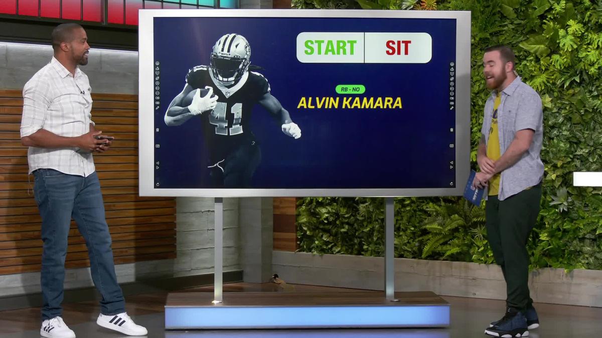 Analysis of Florio’s Start/Sit Call on Alvin Kamara for Week 4 in ‘NFL Fantasy Live’