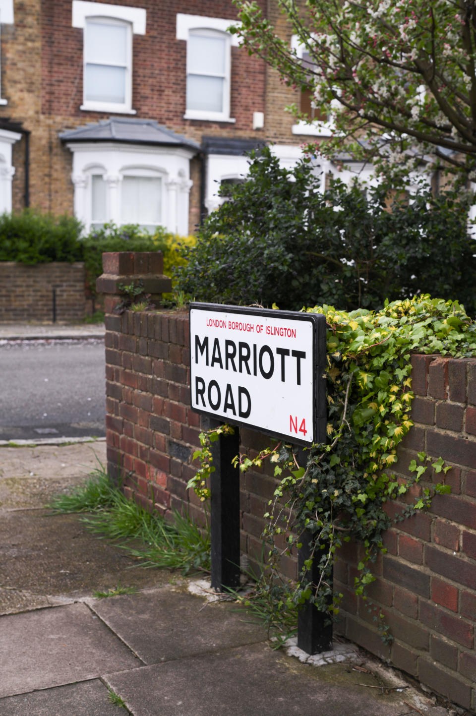 A street sign in London