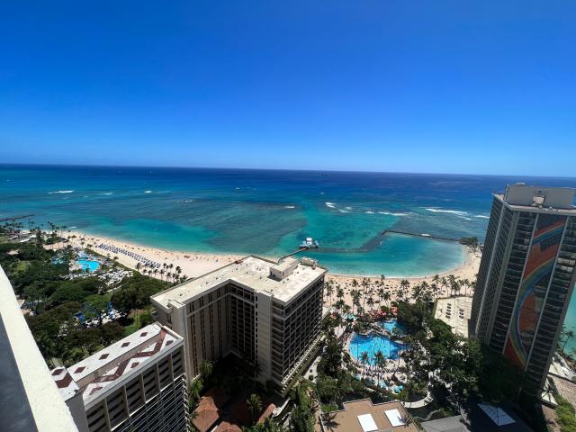 View from 19th Floor Balcony - Picture of Hilton Hawaiian Village Waikiki  Beach Resort, Oahu - Tripadvisor