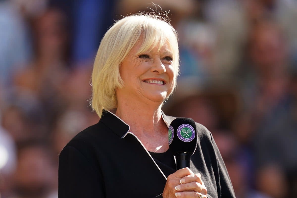 Sue Barker appears to have accidentally revealed her Wimbledon replacement (Adam Davy/PA) (PA Wire)